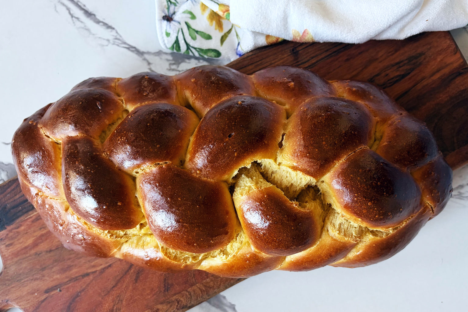 Einkorn Sourdough Challah Bread