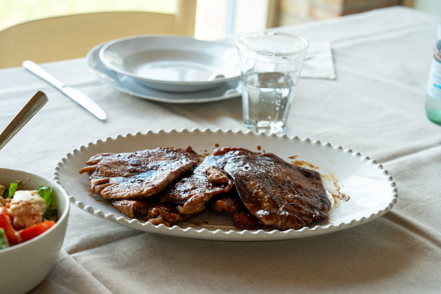 Scaloppine with Balsamic Vinegar