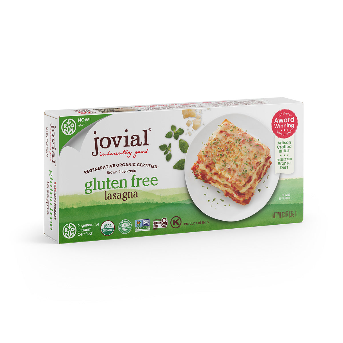 Organic Gluten Free Brown Rice Classic Lasagna