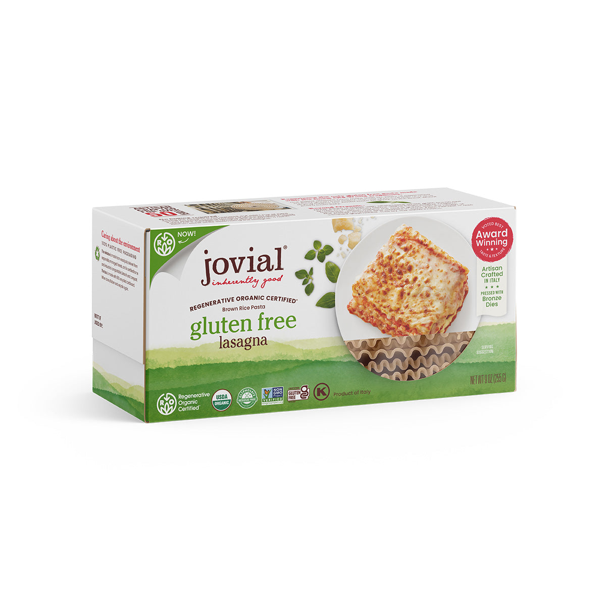 Organic Gluten Free Brown Rice Lasagna
