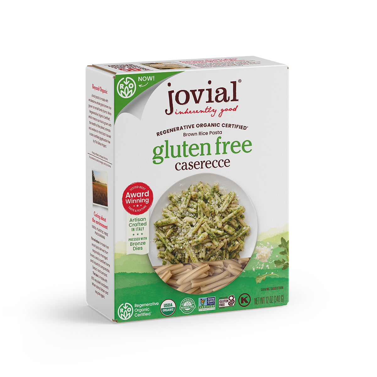 Organic Gluten Free Brown Rice Caserecce