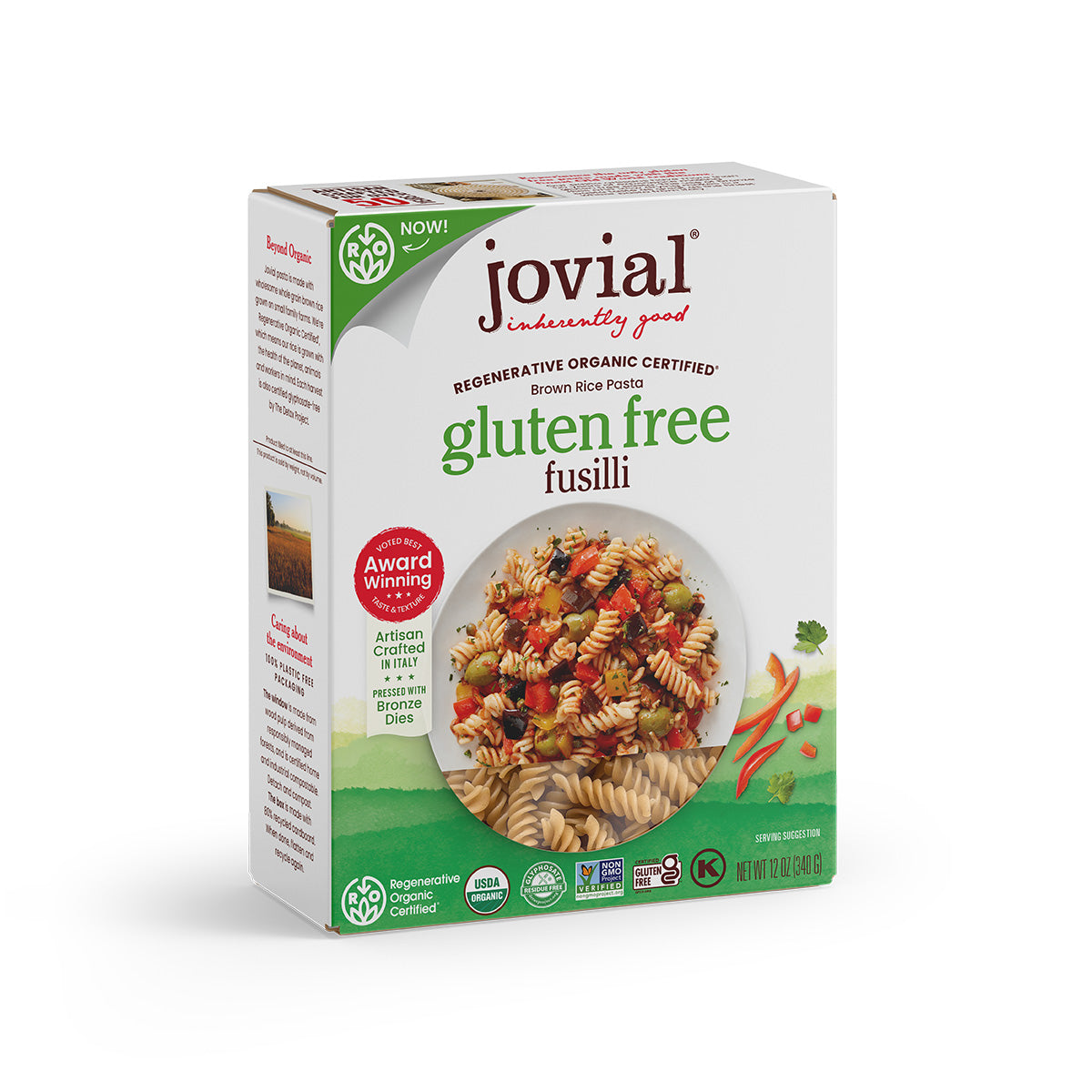 Organic Gluten Free Brown Rice Fusilli