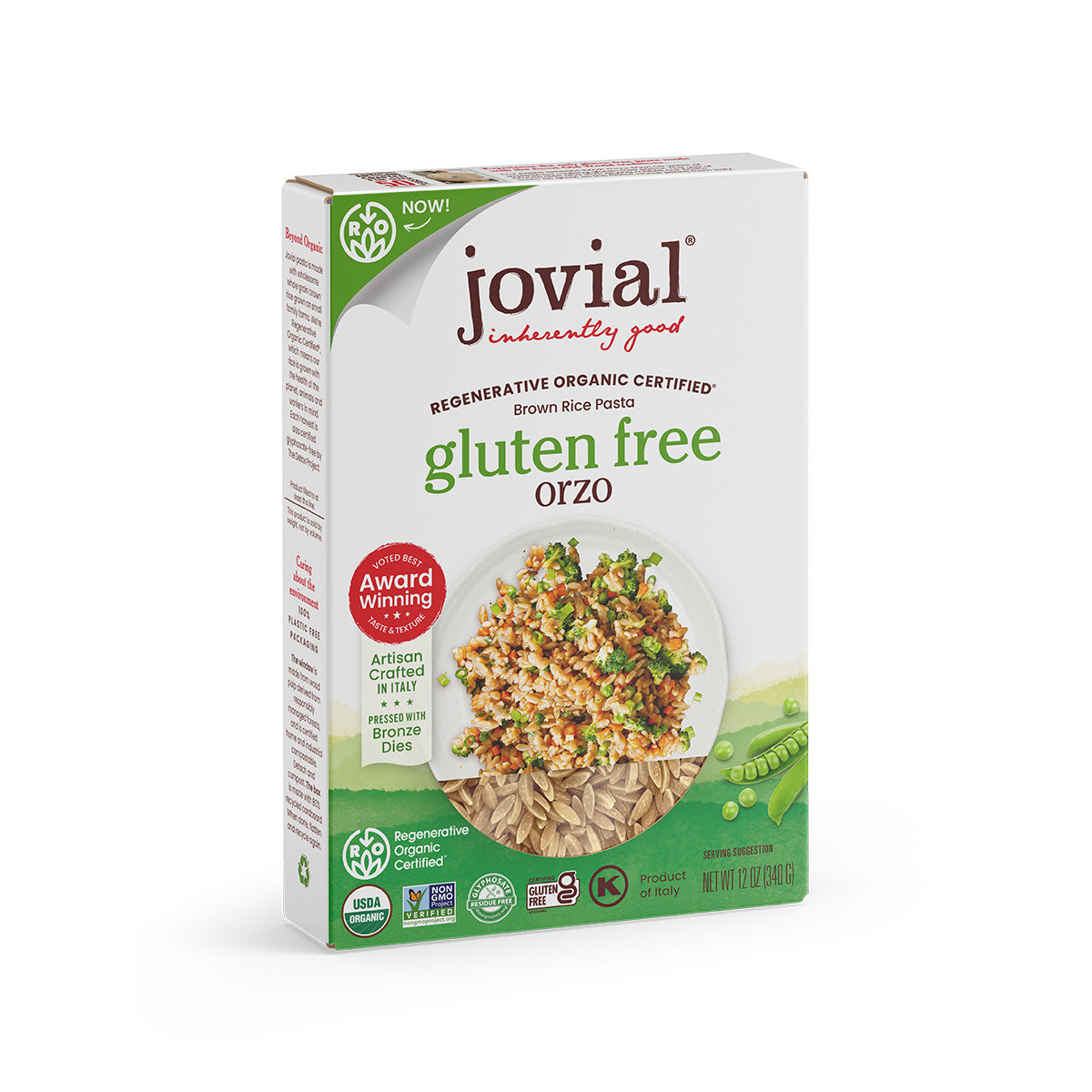 Organic Gluten Free Brown Rice Orzo