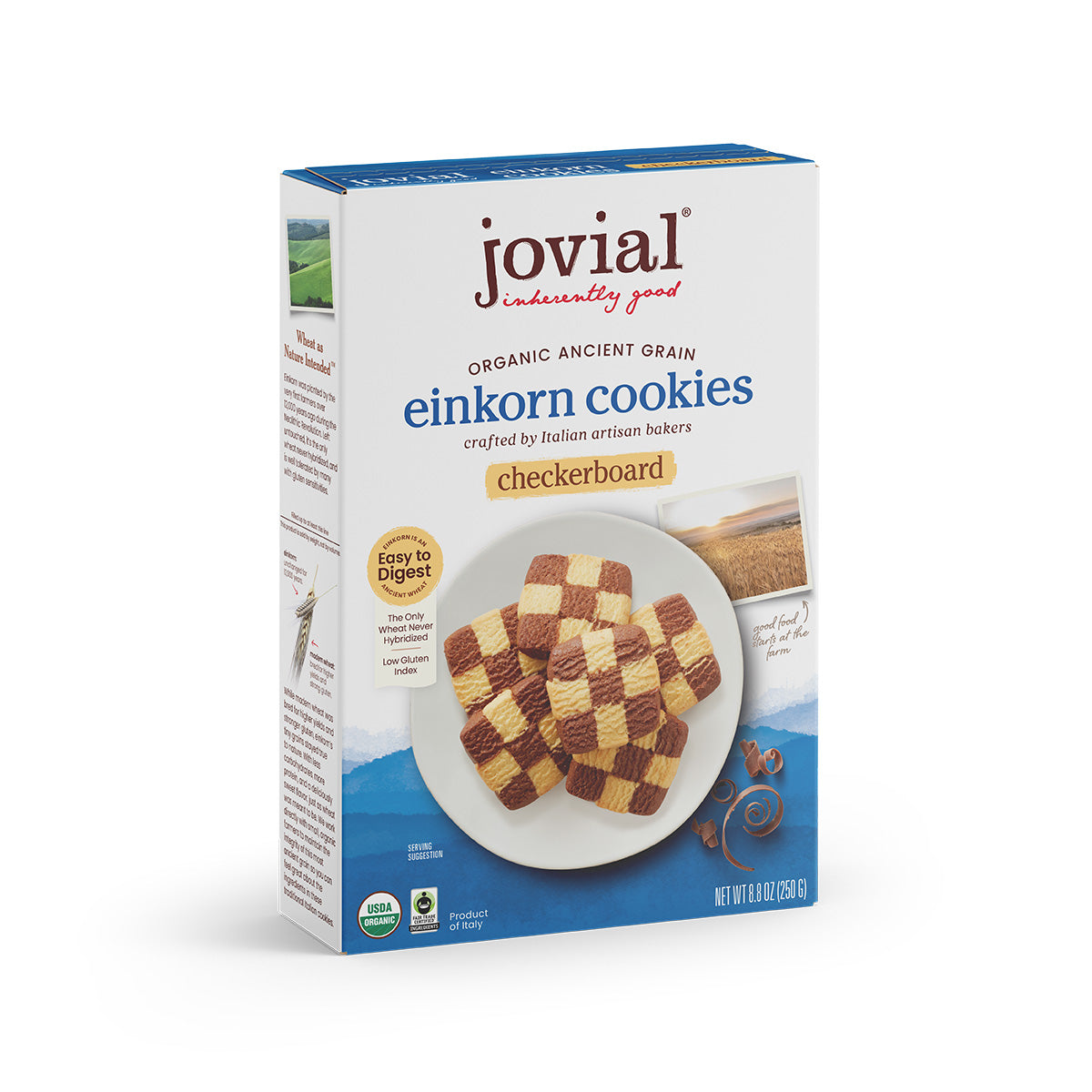 Organic Einkorn Checkerboard Cookies