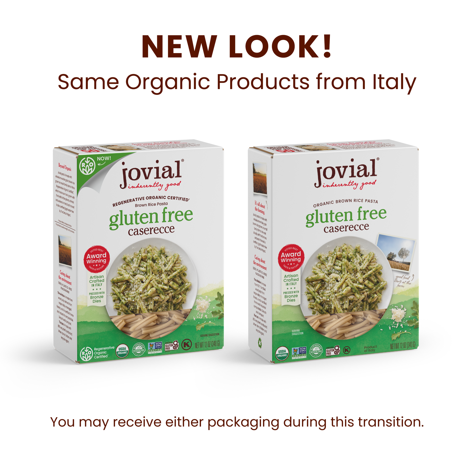 Organic Gluten Free Brown Rice Caserecce