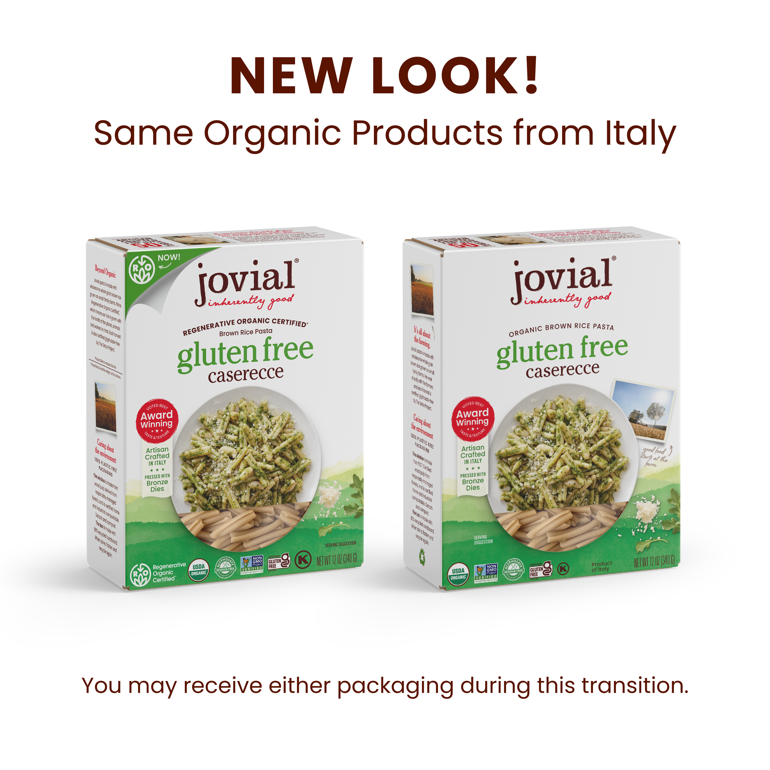 Organic Gluten Free Brown Rice Caserecce