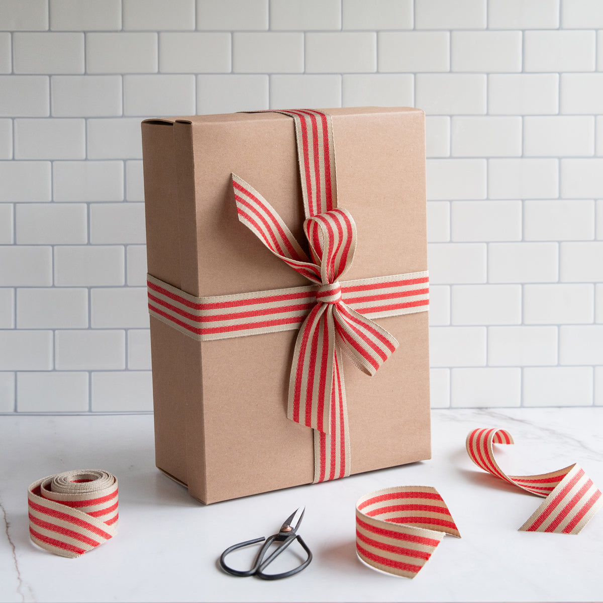 Front view of Einkorn Sourdough Baking Kit box showcasing packaged kit for homemade sourdough on plain white background