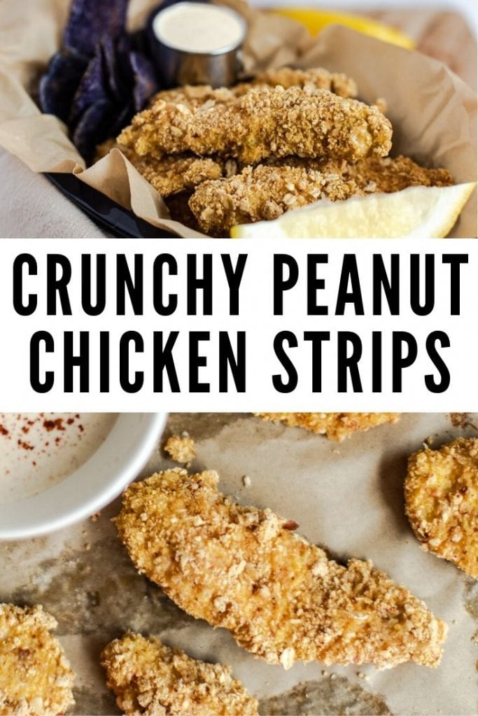 crunchy peanut chicken strips