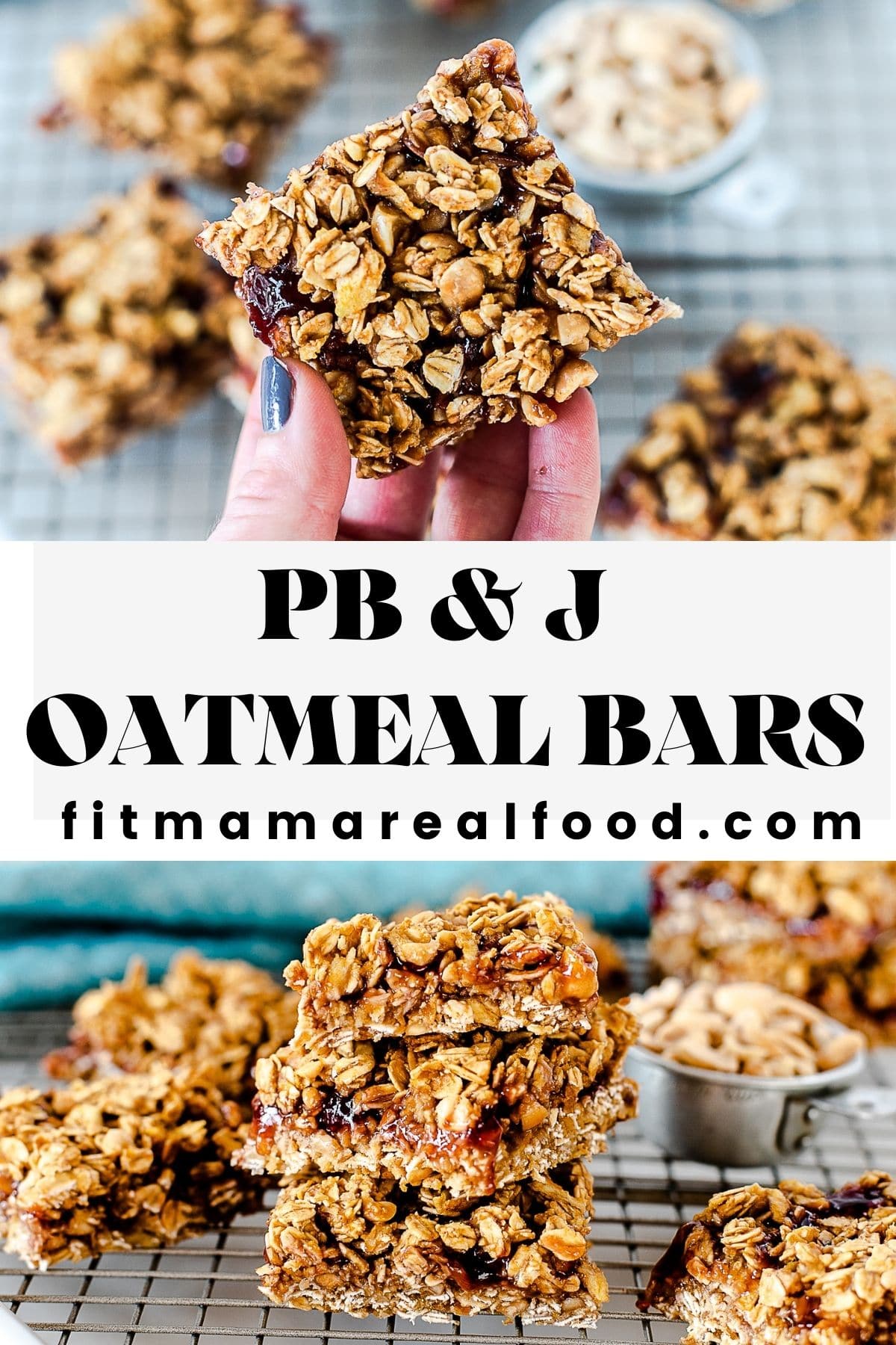 PB and J Oatmeal Bars