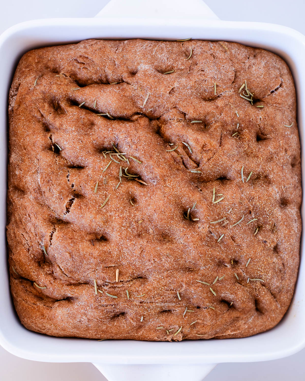 whole-wheat flour focaccia