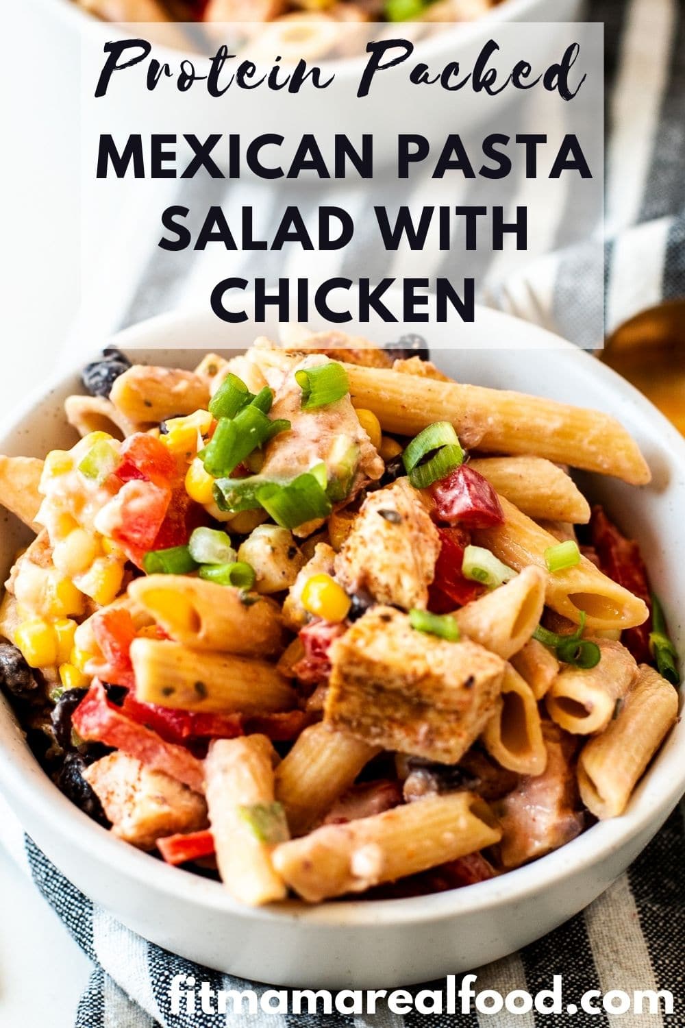 Mexican Pasta Salad with Chicken