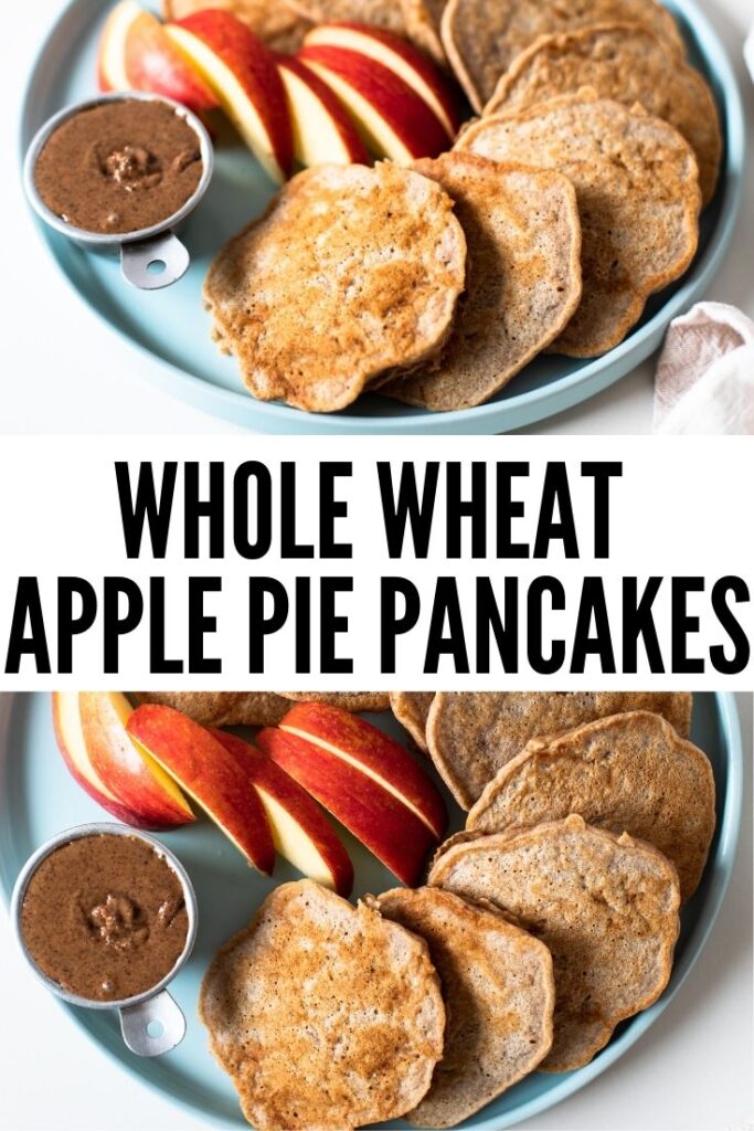 whole wheat apple pie pancakes