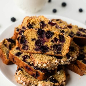 whole wheat oatmeal blueberry bread