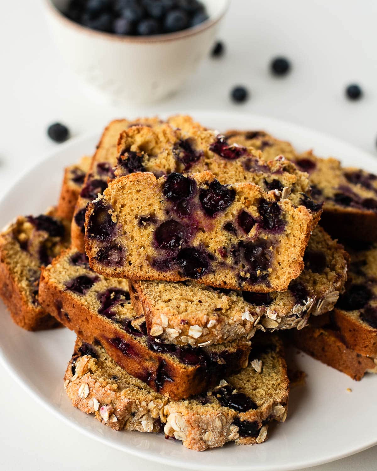 whole wheat oatmeal blueberry bread