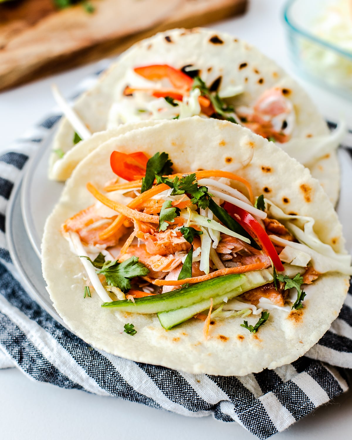 easy weeknight salmon tacos