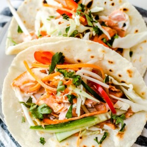 salmon tacos with slaw