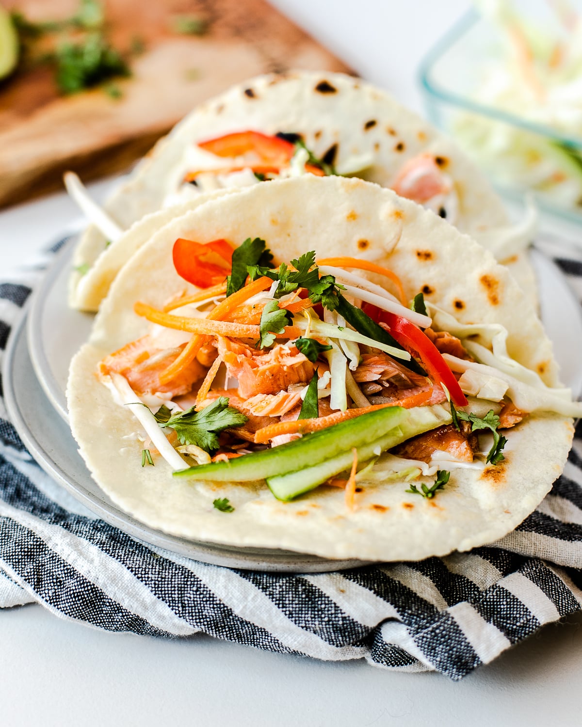 salmon fish tacos