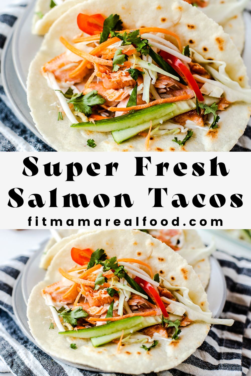 super fresh salmon tacos
