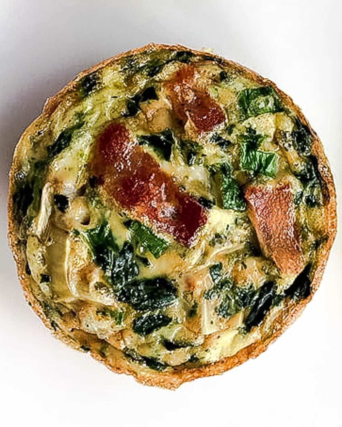 Bacon Spinach Egg Muffins