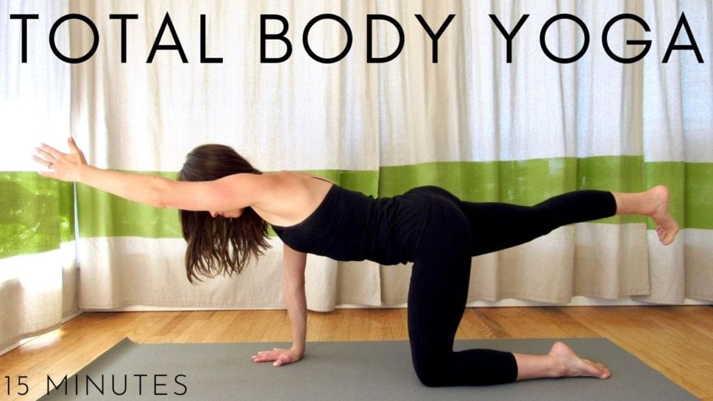 15 minute total body yoga