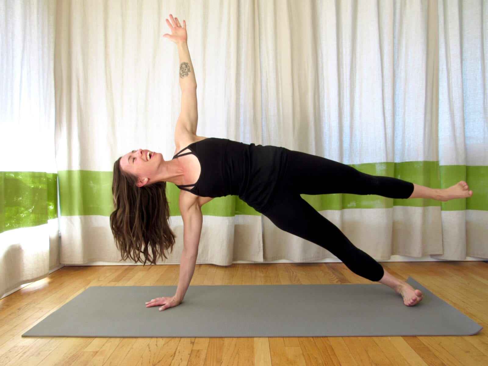 28 minute full body yoga strength and cardio workout video