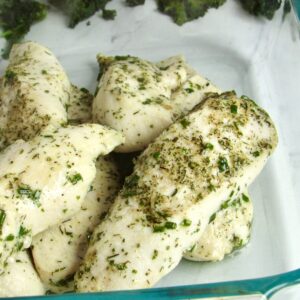Ranch chicken - healthy baked and perfect for meal prep