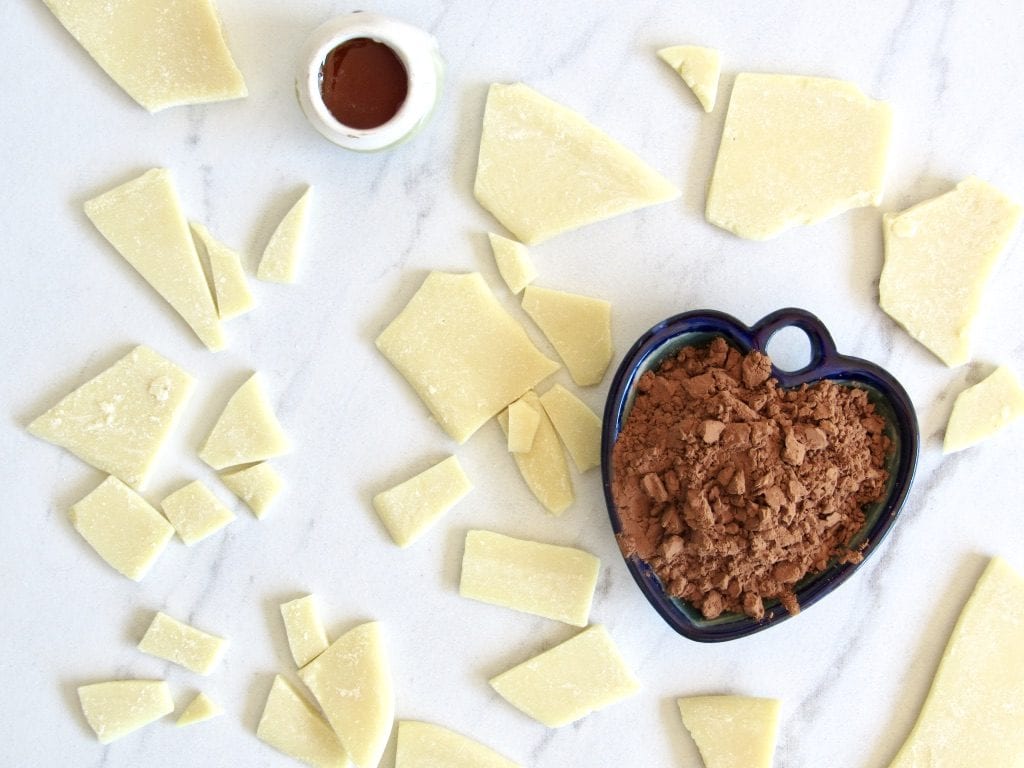 homemade dairy free low sugar chocolate