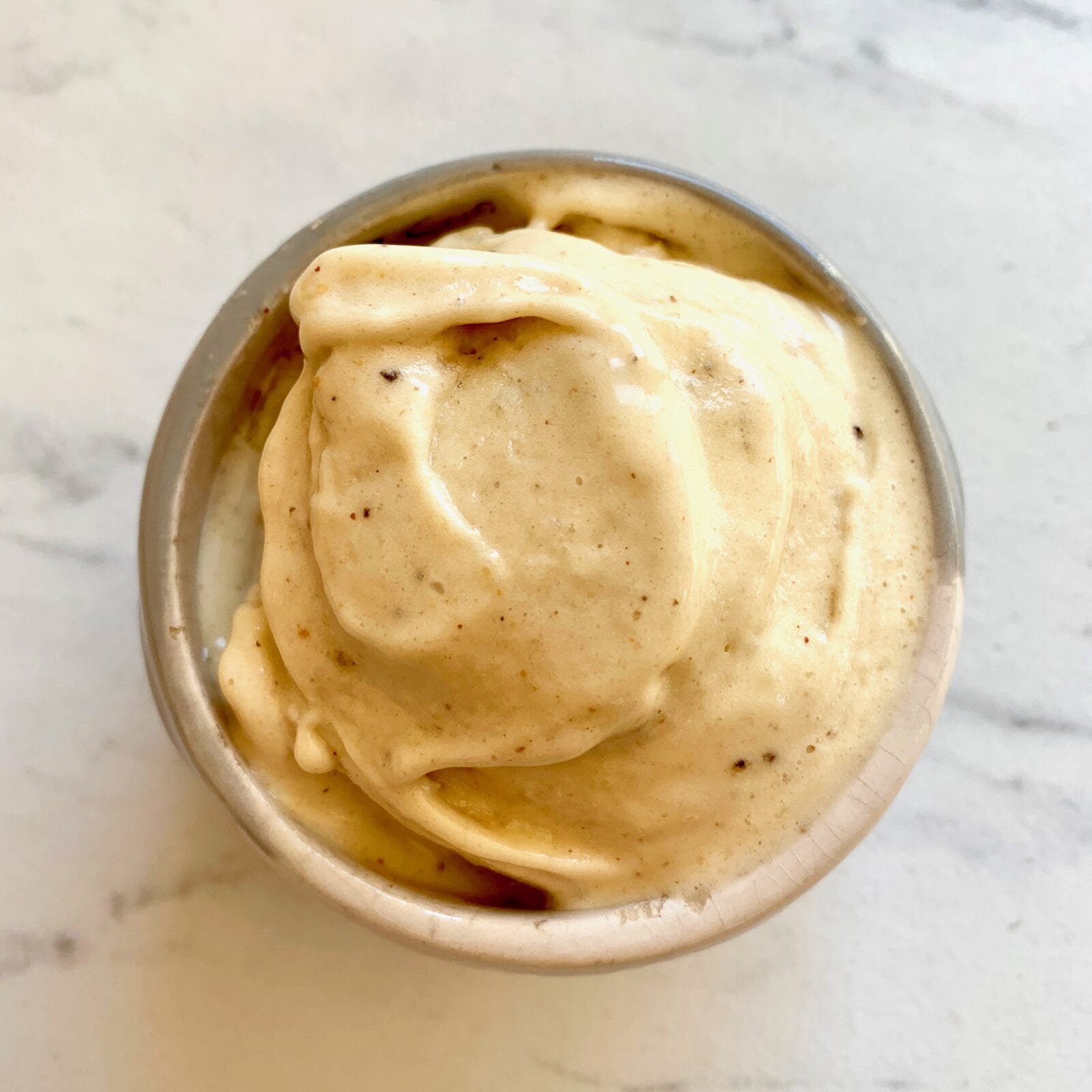 colorful cooking with kids recipe lesson - peanut butter banana soft serve