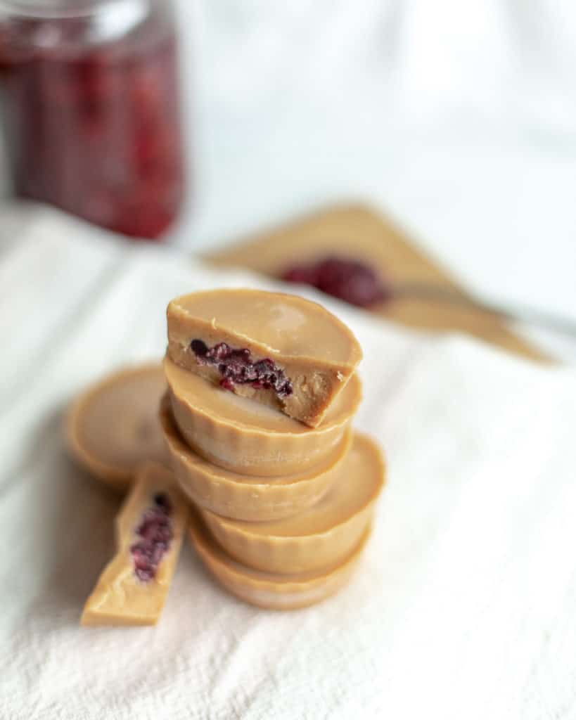 Peanut Butter and Jelly Fat Bombs Recipe