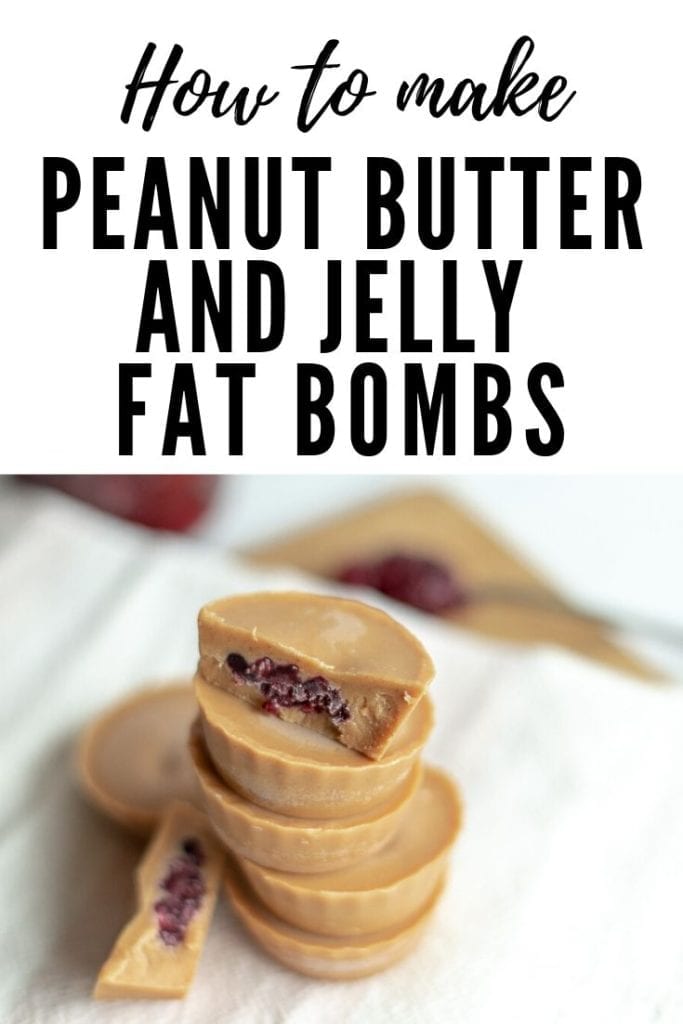 how to make peanut butter and jelly fat bombs
