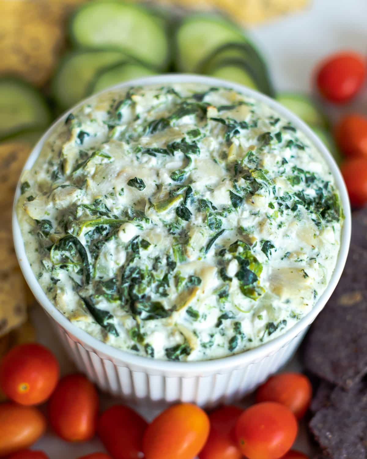 easy healthy spinach artichoke dip