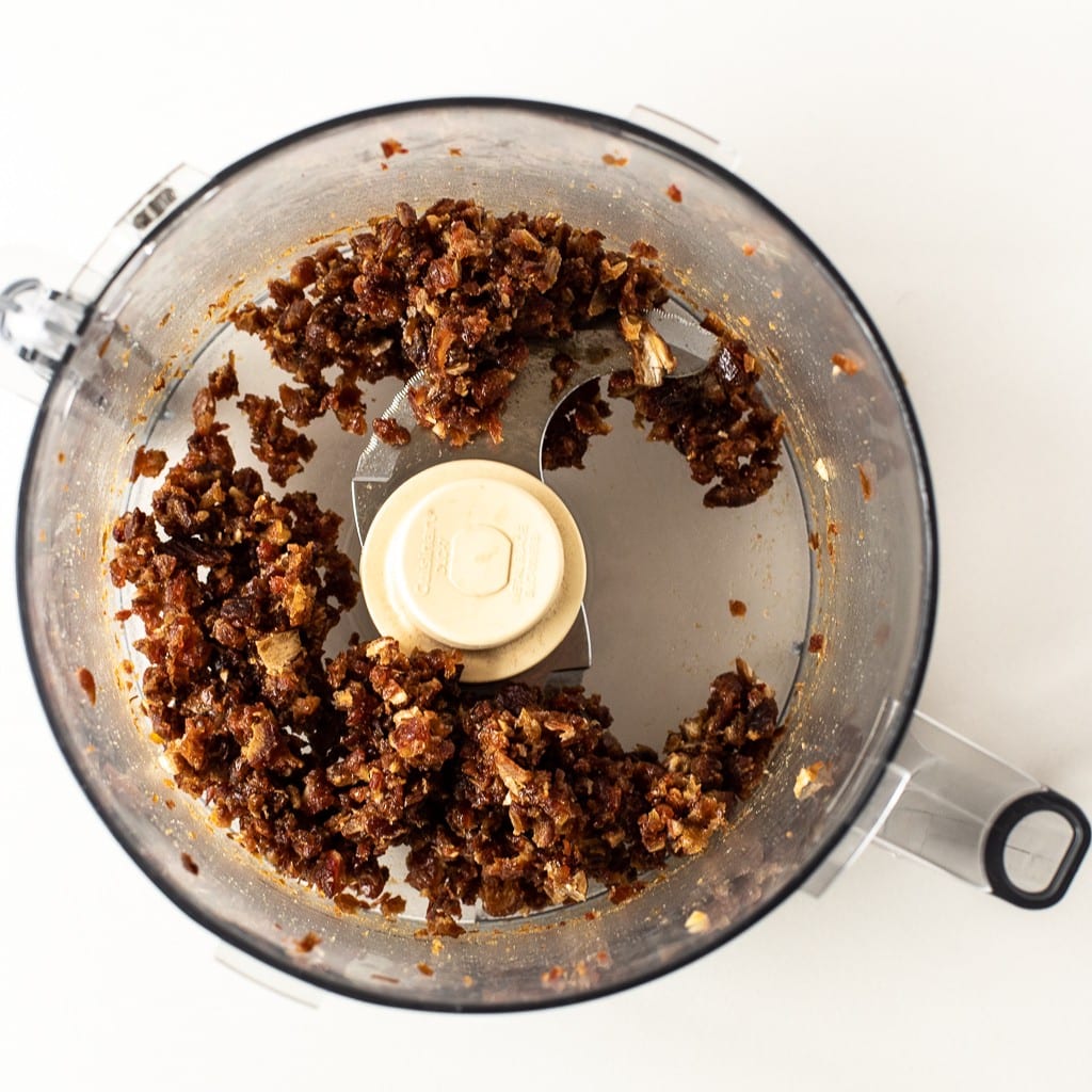 pulse dates in food processor