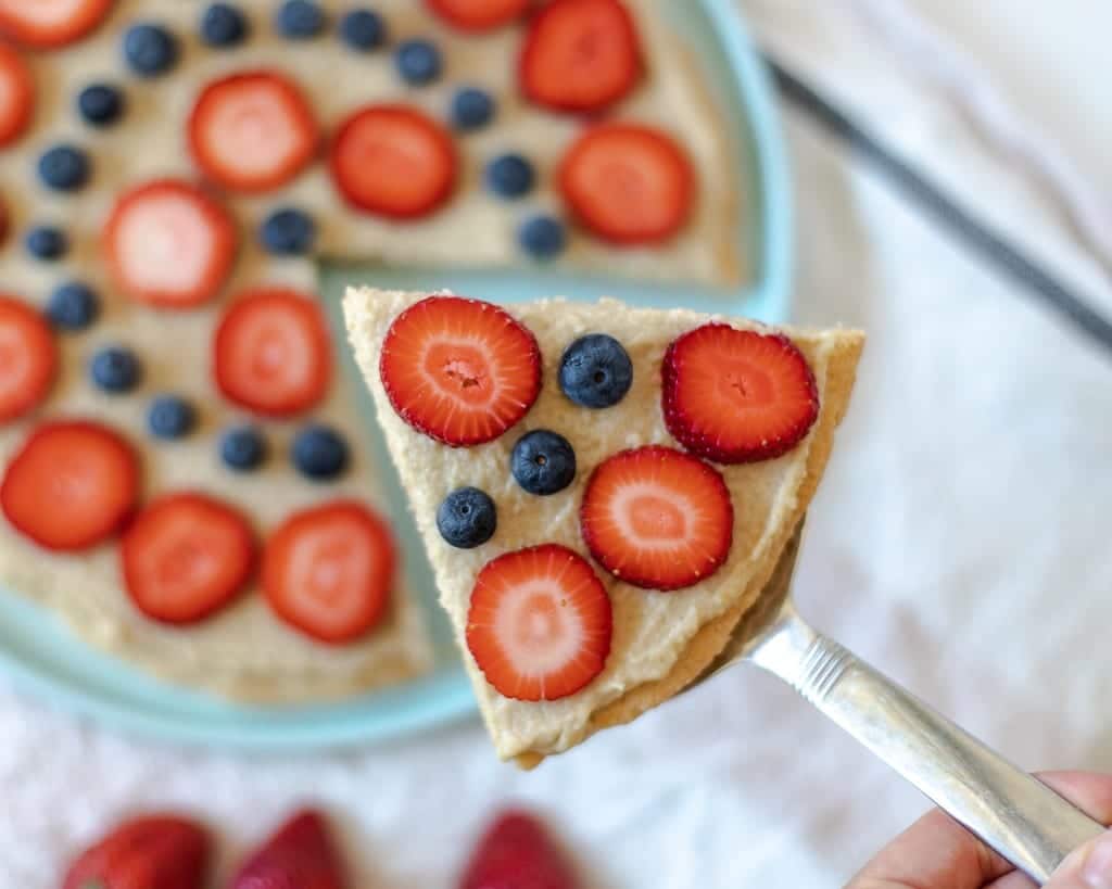 red white and blue fruit pizza