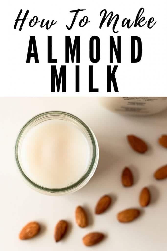how to make almond milk