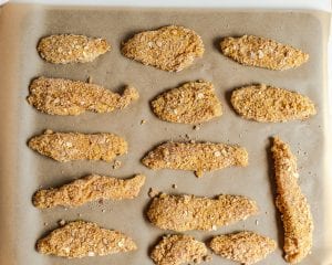 Crunchy peanut chicken strips how to