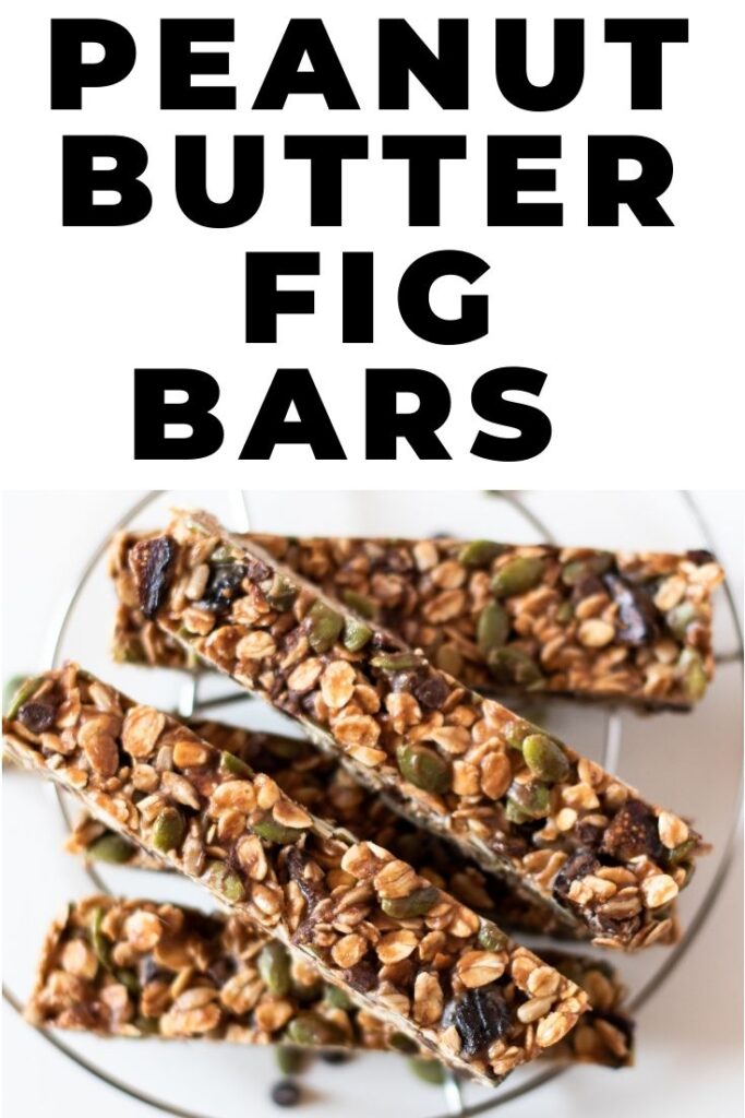 Peanut Butter Fig Bars (No Bake!)