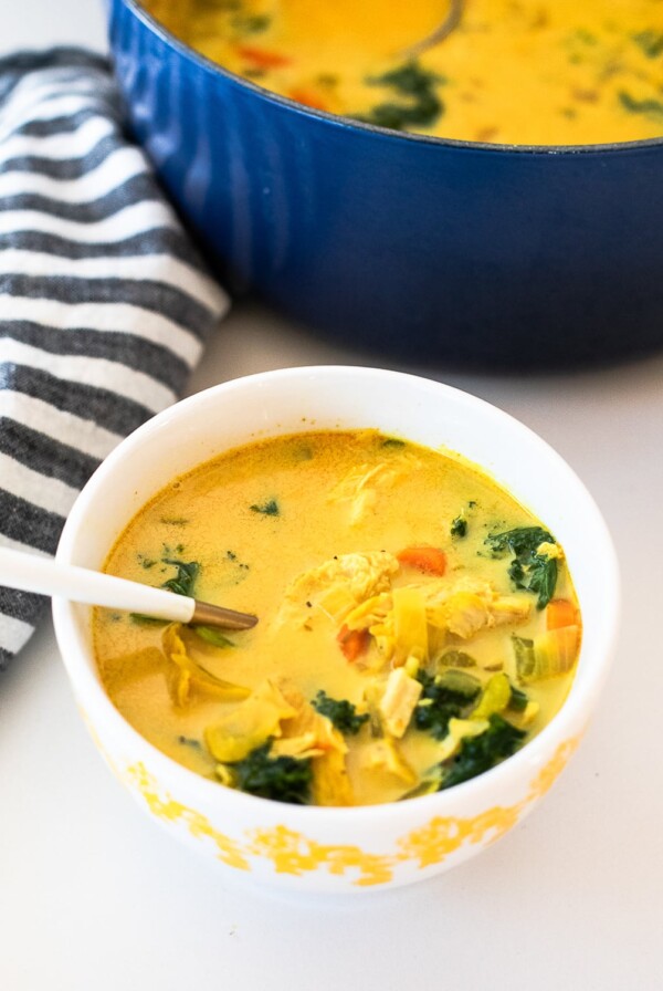 Healing Chicken Turmeric Soup