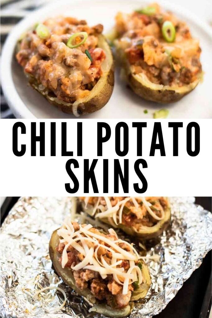 chili potato skins leftover chili ideas