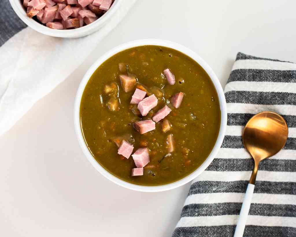 slow cooker split pea soup