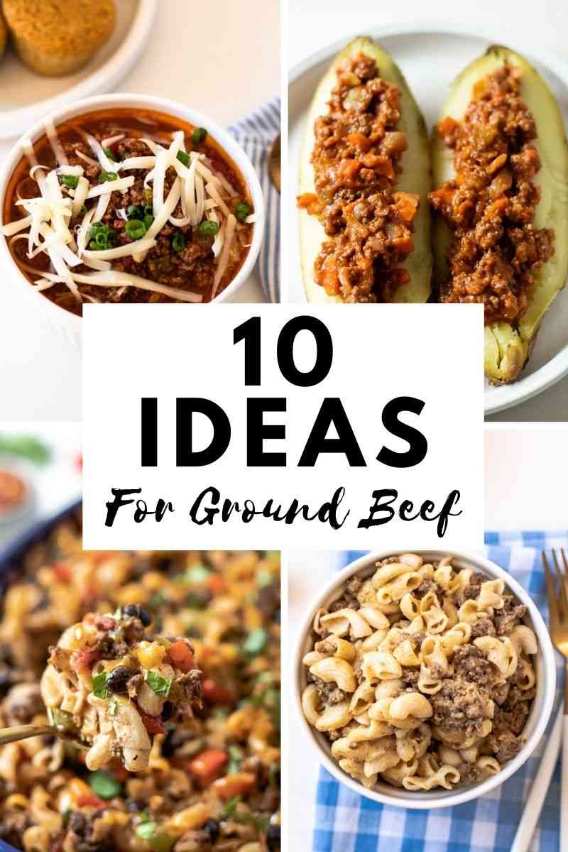 10 ideas for ground beef