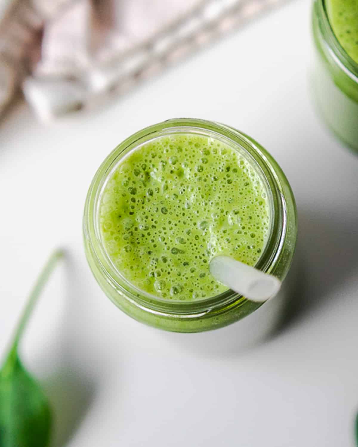 peanut butter banana spinach smoothie