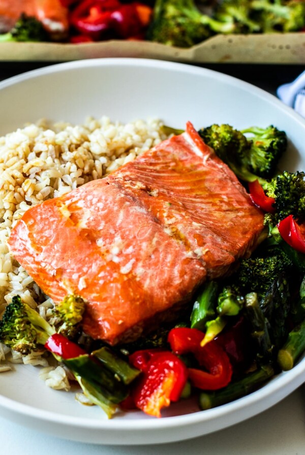 teriyaki salmon bowl