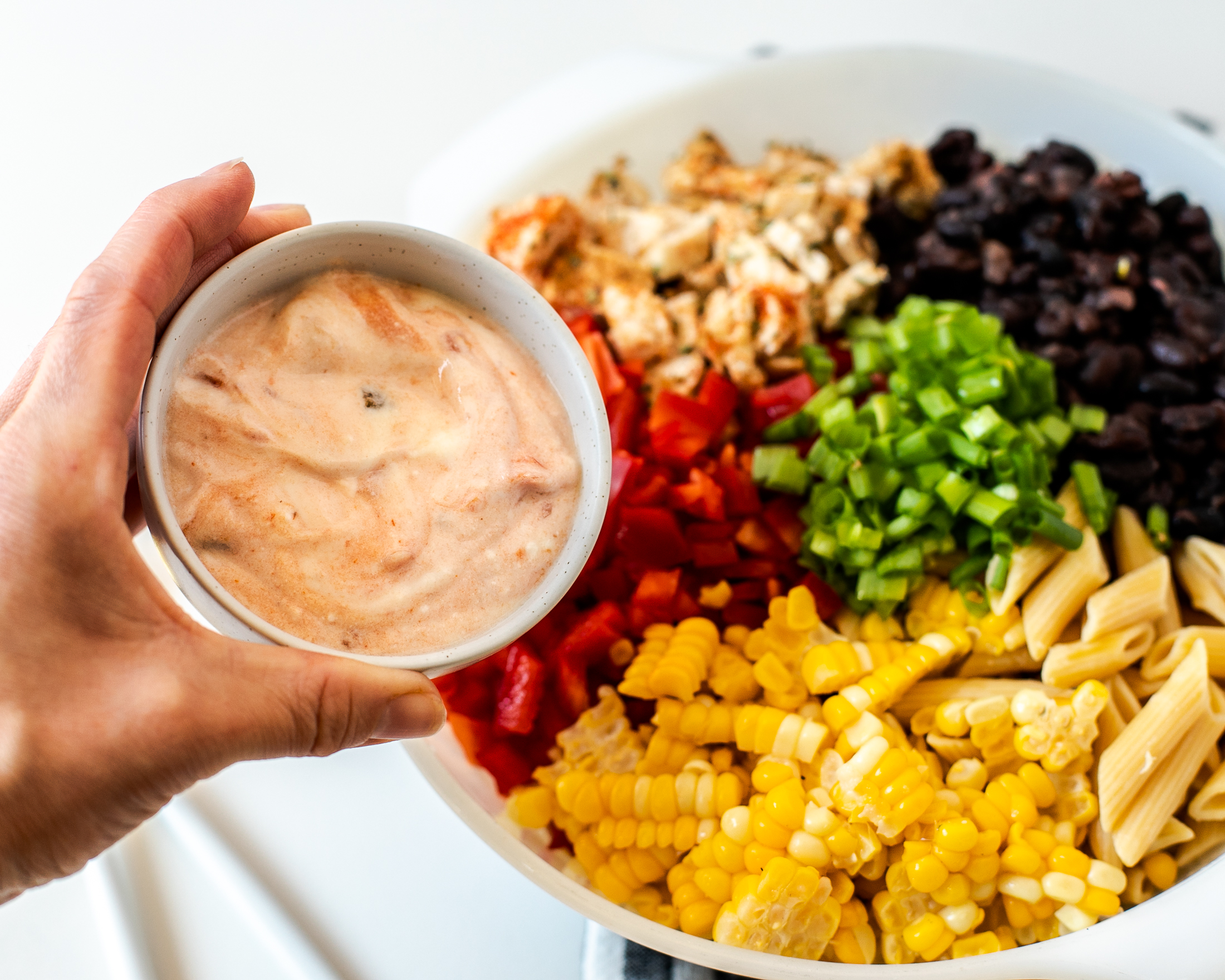 how to make mexican pasta salad
