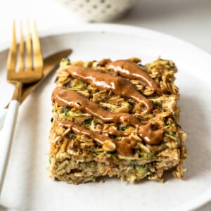 Zucchini baked oatmeal
