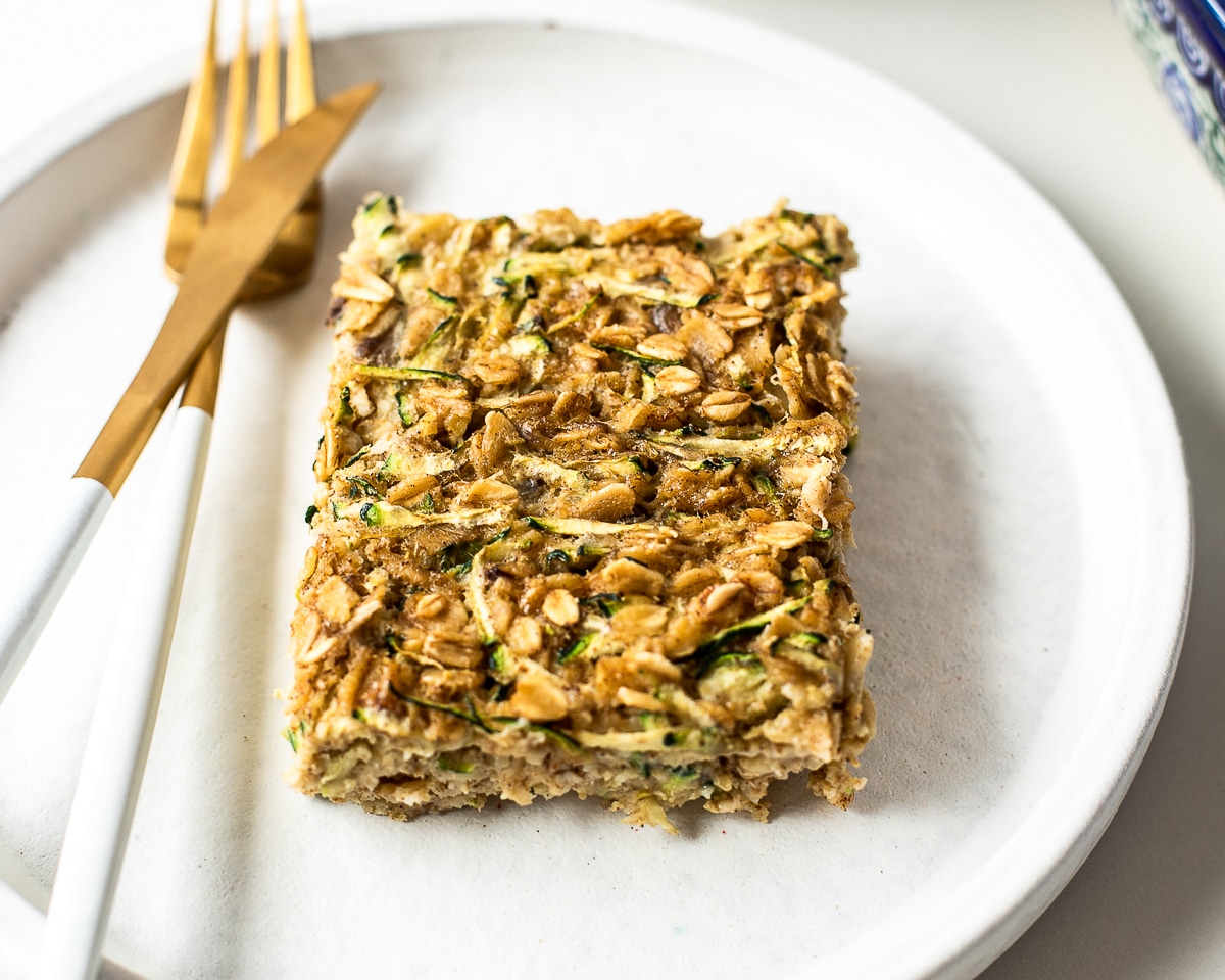 healthy baked zucchini oats