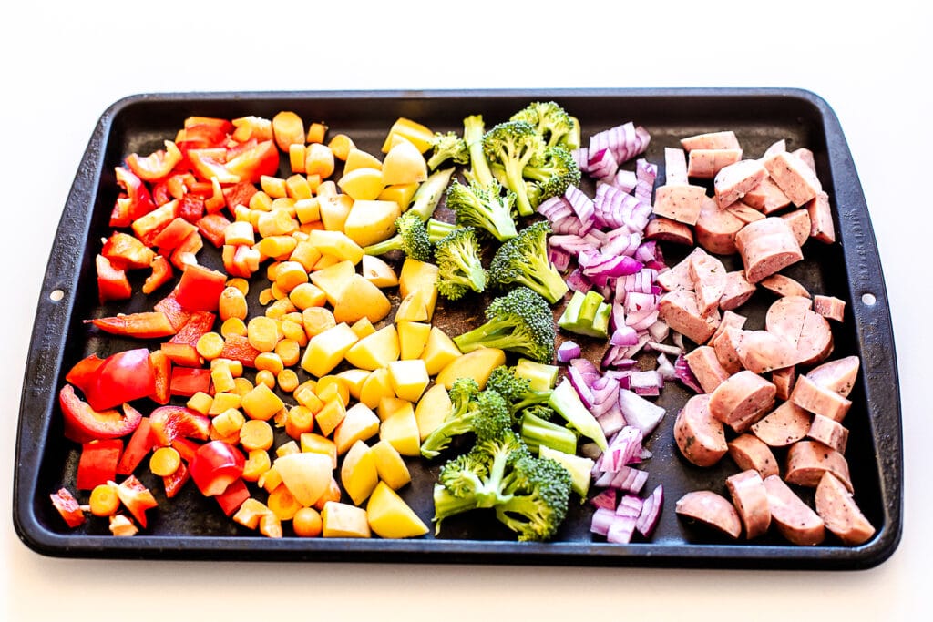 Sheet Pan Sausage and Veggies