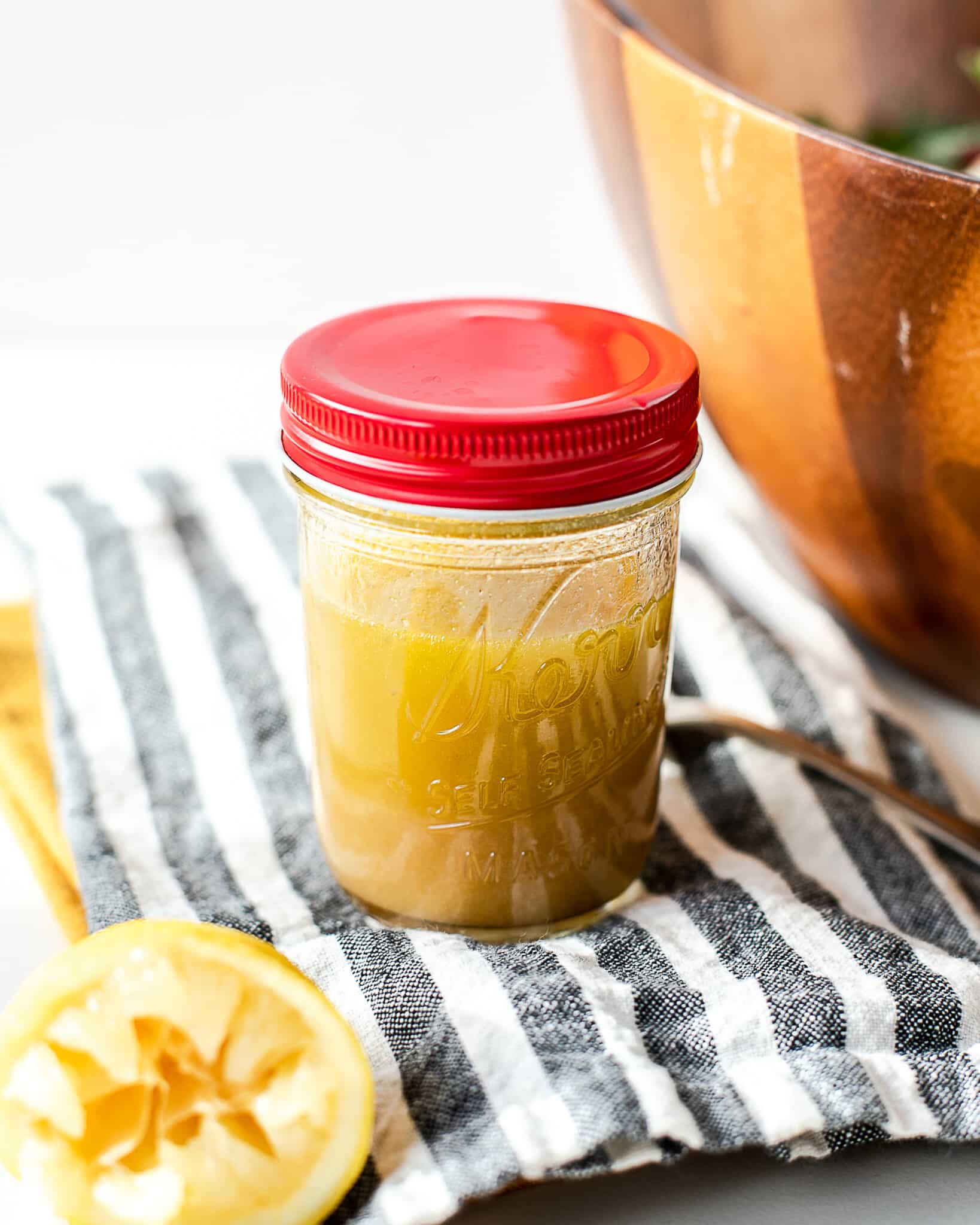 Lemon Maple Dressing for kale salad