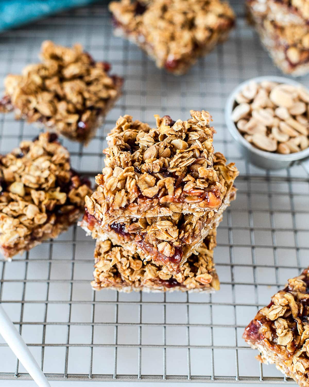 PBJ oat bars recipe