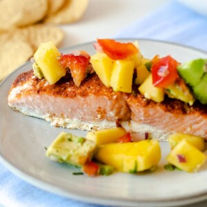 salmon with mango salsa recipe