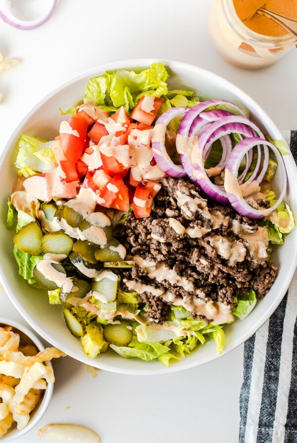 healthy burger bowl recipe